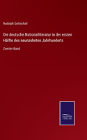 deutsche Nationalliteratur in der ersten Hälfte des neunzehnten Jahrhunderts