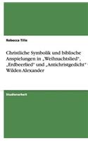 Christliche Symbolik und biblische Anspielungen in 