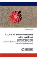 Cu, Fe, Ni and V complexes with pyridoxal semicarbazones