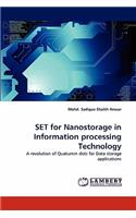 Set for Nanostorage in Information Processing Technology