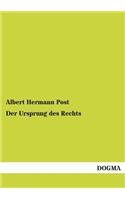Der Ursprung des Rechts: (German)