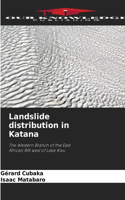 Landslide distribution in Katana