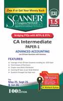 Advanced Accounting (Paper 1 | CA Intermediate | Gr. I) Scanner - Including questions and solutions | Applicable for May 25, Sept 25 & Jan 26 Exam | Green Edition