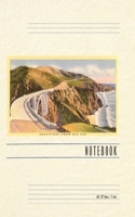 Vintage Lined Notebook Greetings from Big Sur