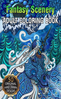 Fantasy Scenery Adult coloring book