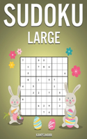 Sudoku Large: 250 Sudoku Facili, Medi e Difficili con Istruzioni e Soluzioni - Large (Edizione di Pasqua)