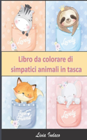 Libro da colorare di simpatici animali in tasca