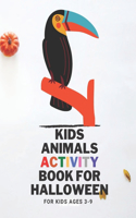 Kids Animals Activity Book For Halloween