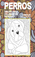 Dibujos para colorear de patrones - Líneas gruesas - Animales - Perros