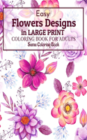 Easy Flowers Designs in Large Print