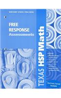 Texas HSP Math Free Response Assessments: Grade 5