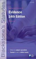 Blackstone's Statutes on Evidence