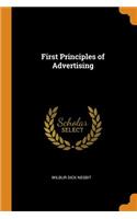 First Principles of Advertising