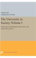 University in Society, Volume I