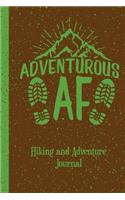 Adventurous AF Hiking and Adventure Journal
