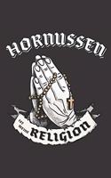 Hornussen Ist Meine Religion: DIN A5 6x9 I 120 Seiten I Punkteraster I Notizbuch I Notizheft I Notizblock I Geschenk I Geschenkidee