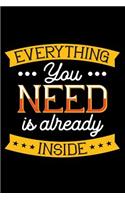 Everything you need is already inside