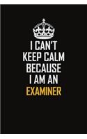 I Can't Keep Calm Because I Am An Examiner