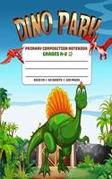 Primary Composition Notebook Grades K-2 Dino Park