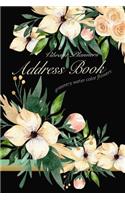 Greenery Water Color Flowers Address Book