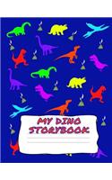 Dinosaur Journal: A Sketch And Handwriting Notebook For Dinosaur Lovers