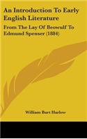An Introduction To Early English Literature
