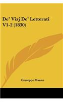 De' Vizj De' Letterati V1-2 (1830)