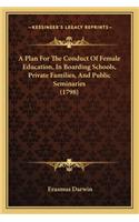A Plan For The Conduct Of Female Education, In Boarding Schools, Private Families, And Public Seminaries (1798)