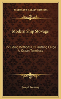 Modern Ship Stowage