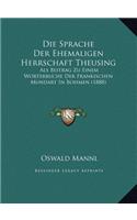 Die Sprache Der Ehemaligen Herrschaft Theusing