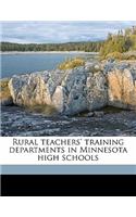 Rural Teachers' Training Departments in Minnesota High Schools