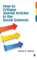 How to Critique Journal Articles in the Social Sciences