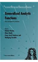 Generalized Analytic Functions