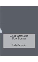 Cost Analysis For Busies