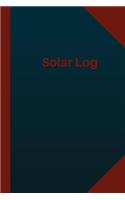 Solar Log (Logbook, Journal - 124 pages 6x9 inches)