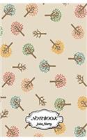 Notebook Journal Dot-grid,graph,lined,blank No Lined - Notebook Tree Pattern: Small Pocket Notebook / Journal / Diary