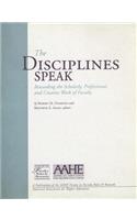 The Disciplines Speak I