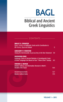 Biblical and Ancient Greek Linguistics, Volume 1