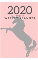 2020 Unicorn WEEKLY PLANNER