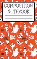 Boo Composition Notebook 8 x 10 100 pages