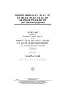Legislative hearing on H.R. 1293, H.R. 1197, H.R. 1302, H.R. 1335, H.R. 1546, H.R. 2734, H.R. 2738, H.R. 2770, H.R. 2898, and draft discussion legislation