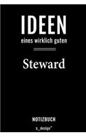 Notizbuch für Stewards / Steward / Flugbegleiter / Flugbegleiterin: Originelle Geschenk-Idee [120 Seiten liniertes blanko Papier]