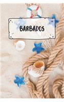 Barbados: Ruled Travel Diary Notebook or Journey Journal - Lined Trip Pocketbook for Men and Women with Lines