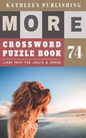 Large Print Crossword Puzzle Books for seniors: adult easy crossword puzzles - More Large Print Crosswords Game - Hours of brain-boosting entertainment for adults and kids spanish cocker spaniel d