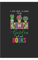 I Just Want To Work In My Garden: Gardening Notebook, Blank Lined (6" x 9" - 120 pages) Gardener Themed Notebook for Daily Journal, Diary, and Gift
