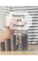 Monthly Bill Planner: Financial Budget Planner Expense Tracker Bill Organizer, Expense Tracker Budget Planner