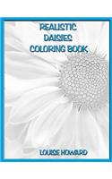 Realistic Daisies Coloring Book