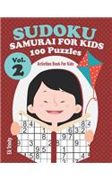 Sudoku Samurai for Kids 100 Puzzles Vol.2