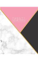 Twenty Nineteen Monthly Calendar