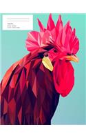 Rooster Composition Notebook